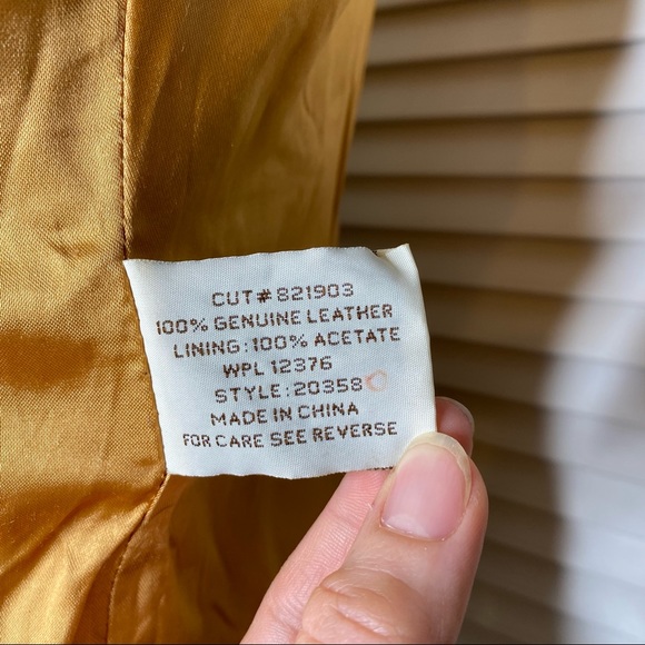 Western leather fringe jacket, Pioneer Wear size medium - Picture 9 of 13